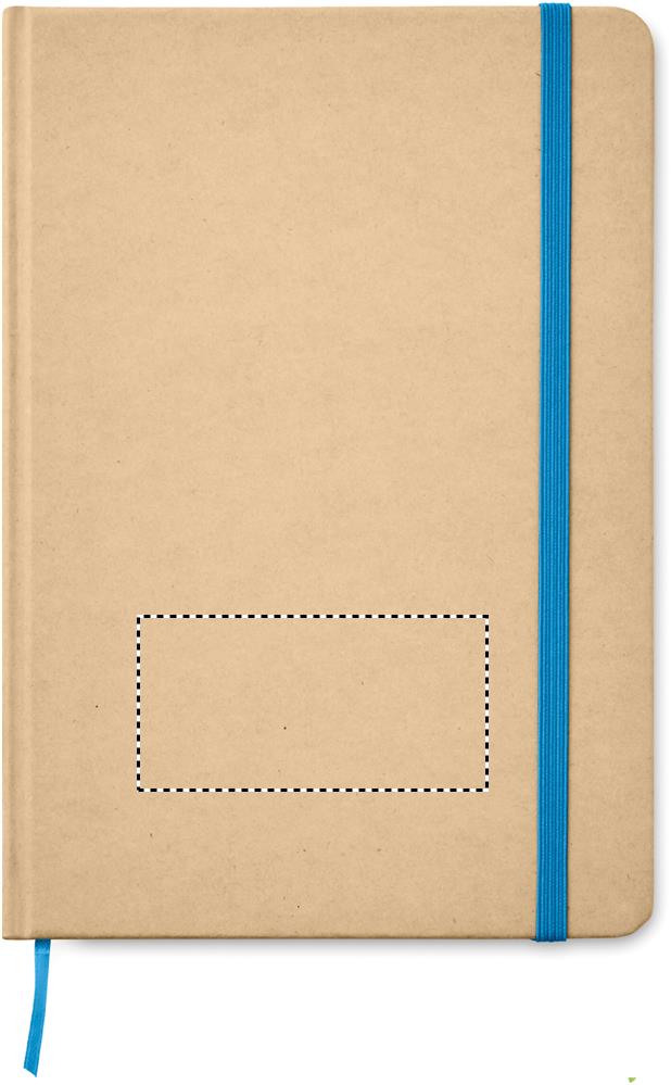A5 recycled notebook 80 lined front pad 04