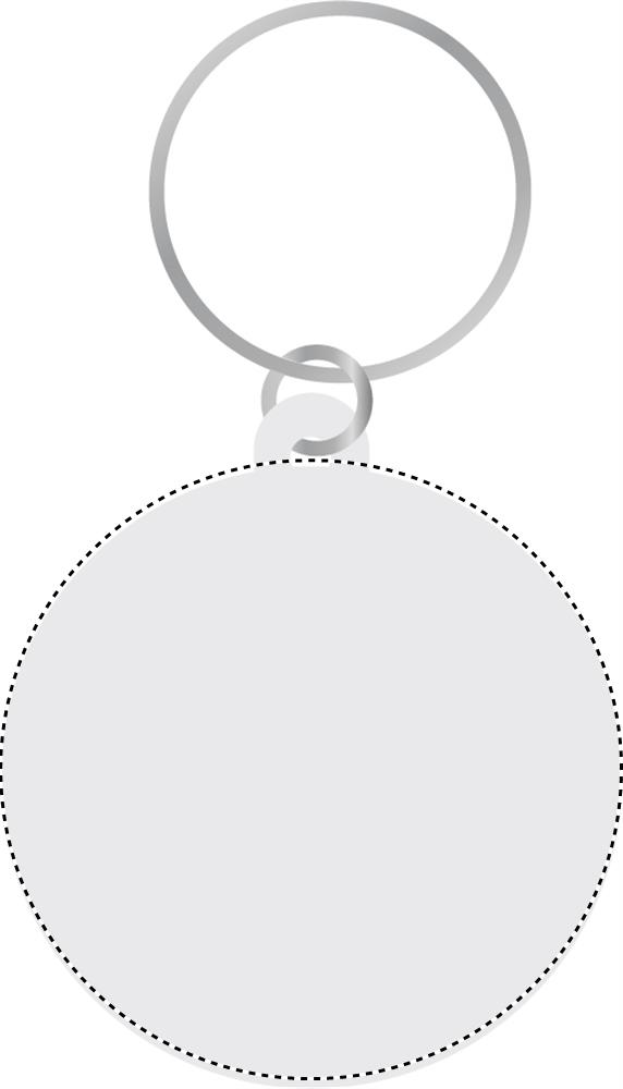 Small pin button key ring inlay 06