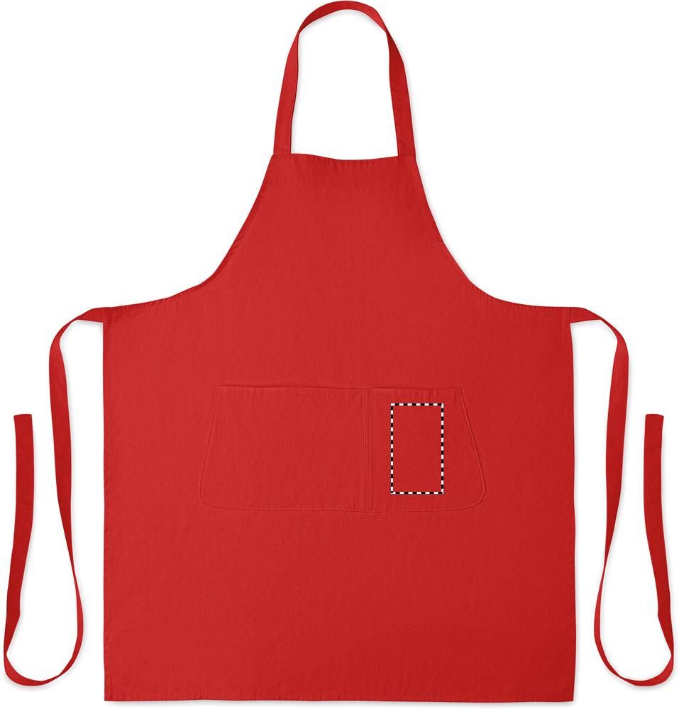 Grembiule in cotone biologico 2 front pocket left 05