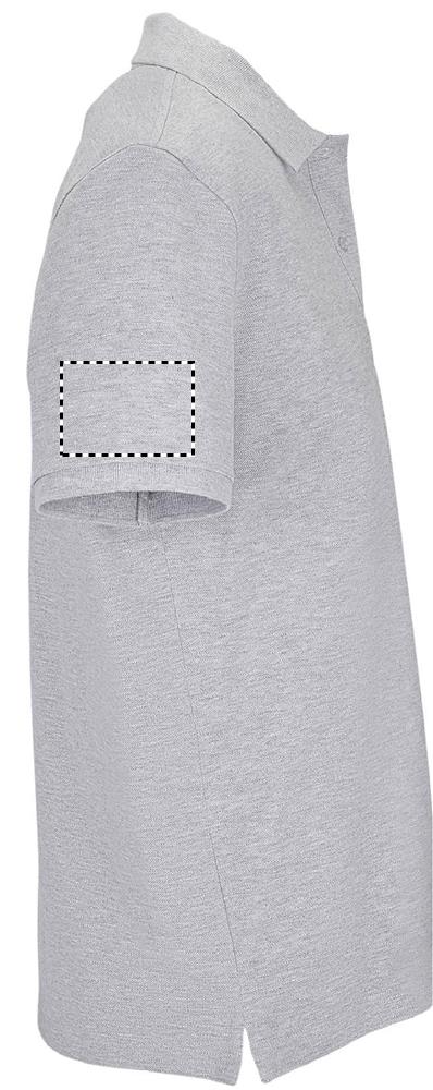 PEGASE Polo Organica 210g arm right gy