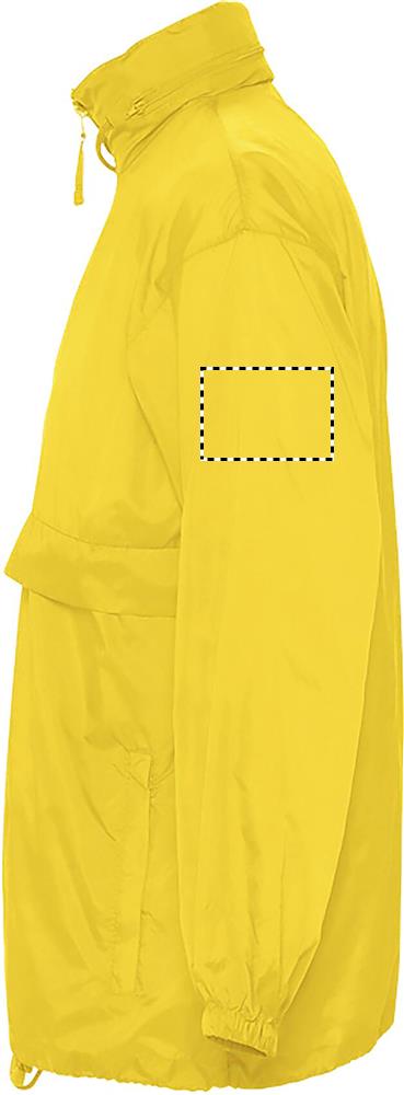 Giacca a vento SURF Unisex arm left go