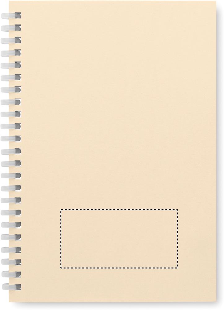 Notebook in cartone riciclato A5 front 13
