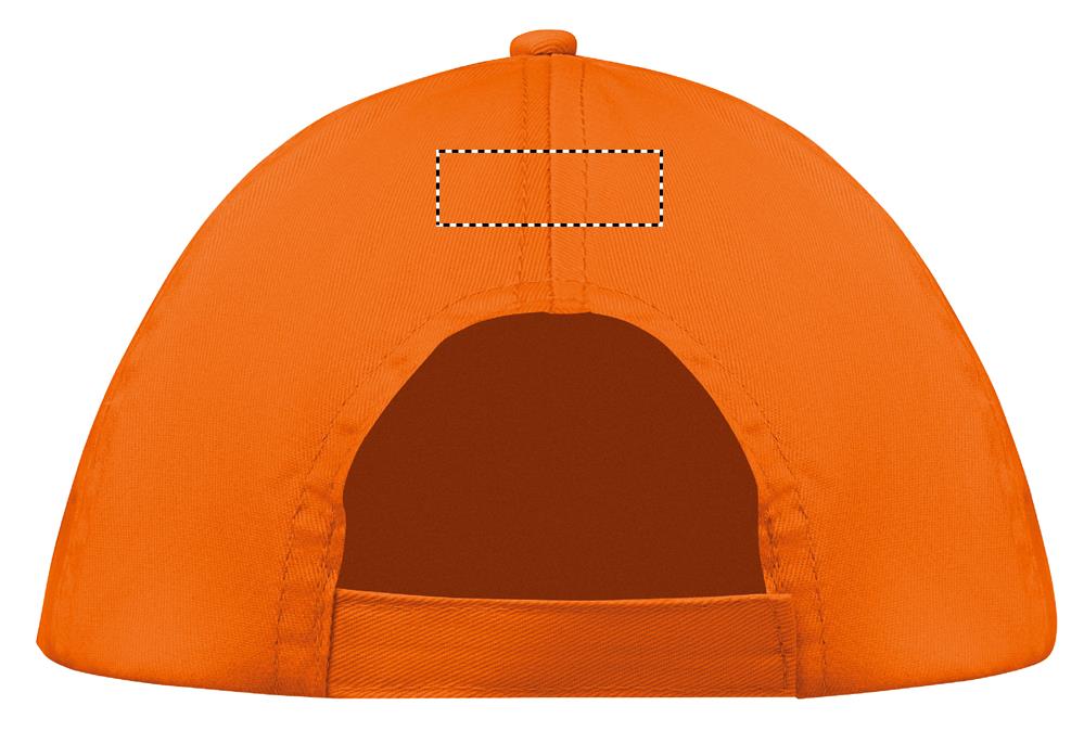 BUZZ FIVE PANEL CAP back or