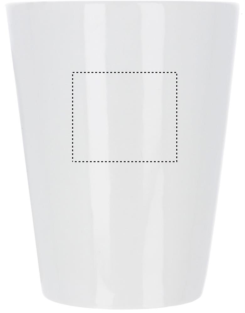 Porcelain conic mug 250 ml opposite of handle 06