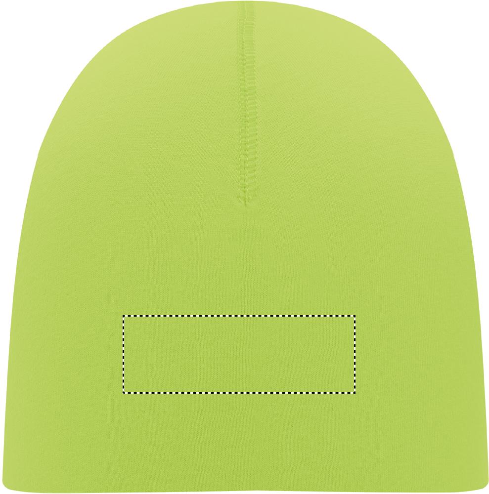 Unisex beanie in cotton front 48