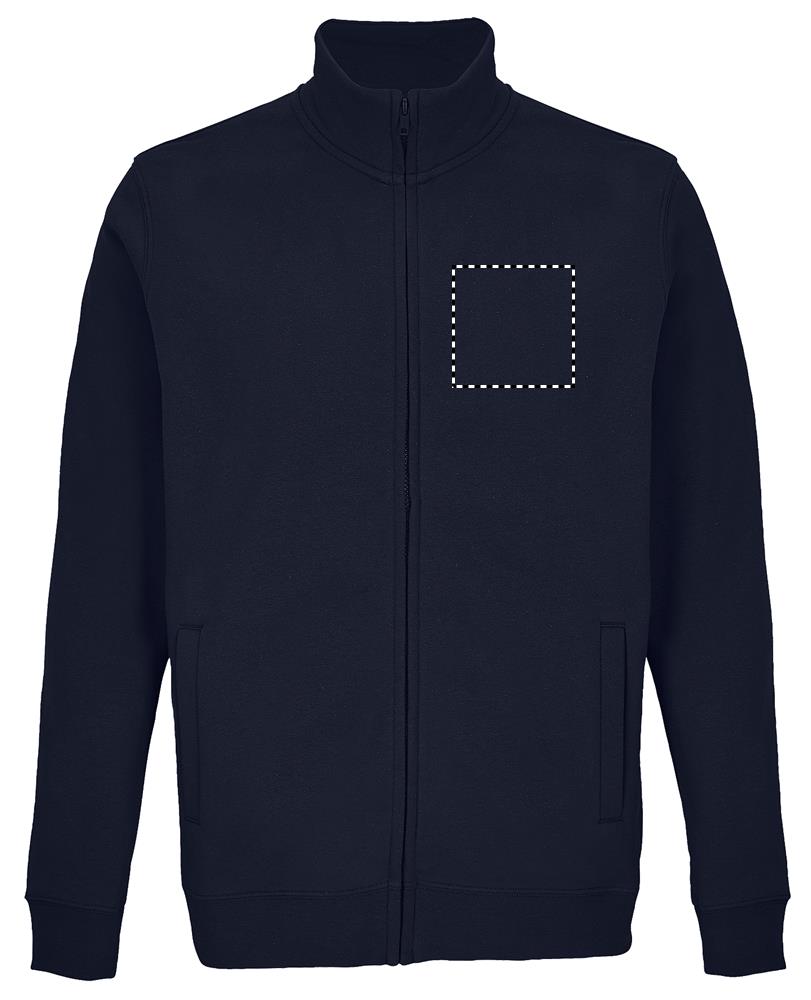 COOPER FULL ZIP SWEAT chest left fn