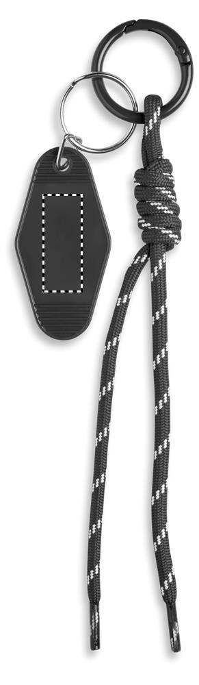 Braided rope with tag keyring side 2 03