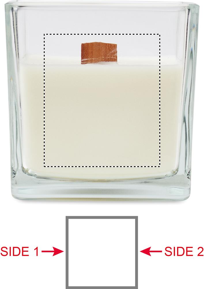 Plant based wax candle 600gr side 2 22