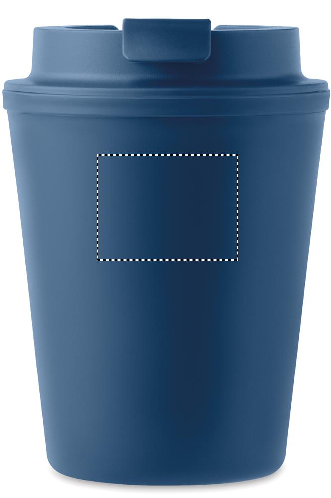 Recycled PP tumbler 300 ml front upper 04