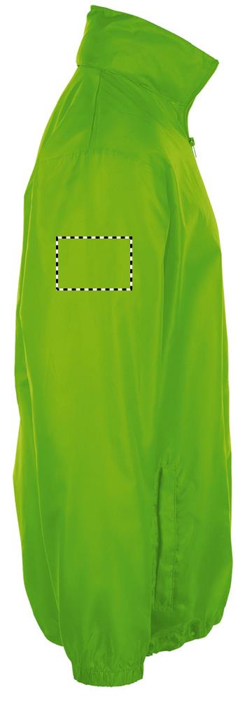 SHIFT UNISEX WINDBREAKER arm right lm