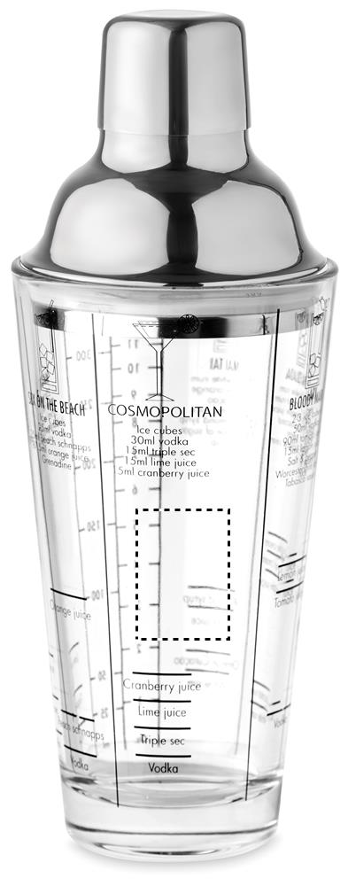 Glass cocktail shaker 400 ml cosmopolitan part 22