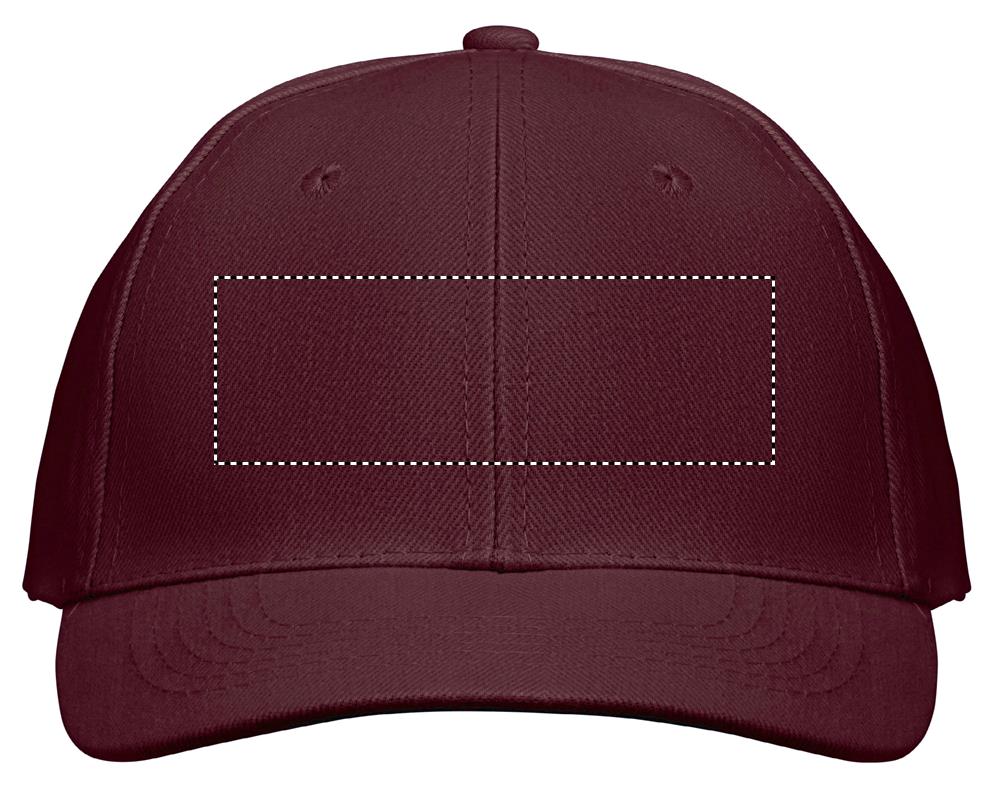 BUFFALO SIX PANEL CAP front embroidery bg
