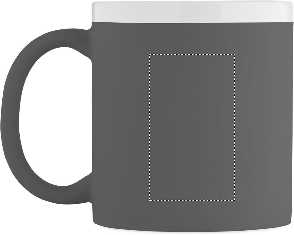 Ceramic mug 300ml left handed 03