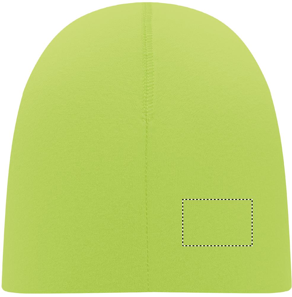 Unisex beanie in cotton back side 1 48