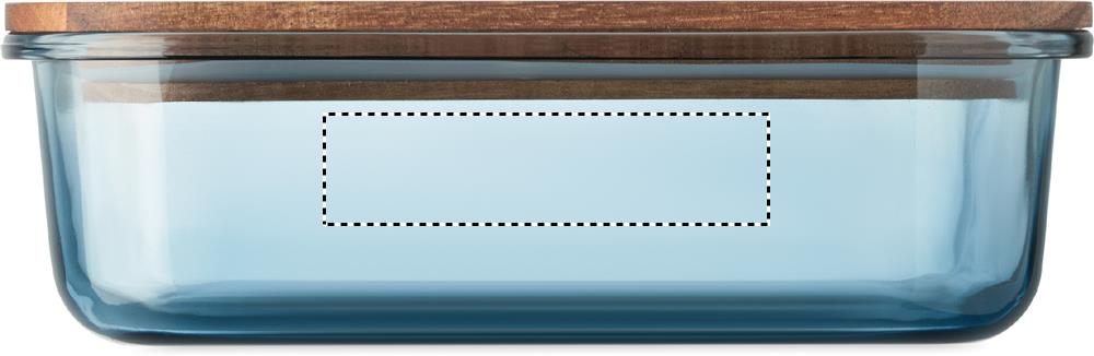 Glass lunch box 800ml side 1 23