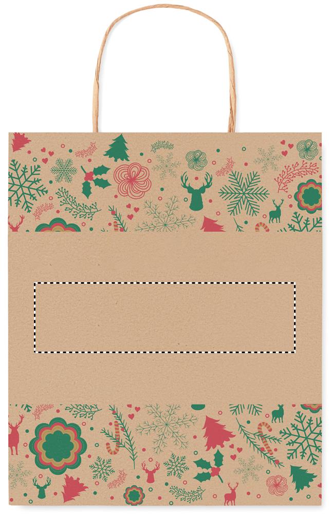 Gift paper bag small front 13