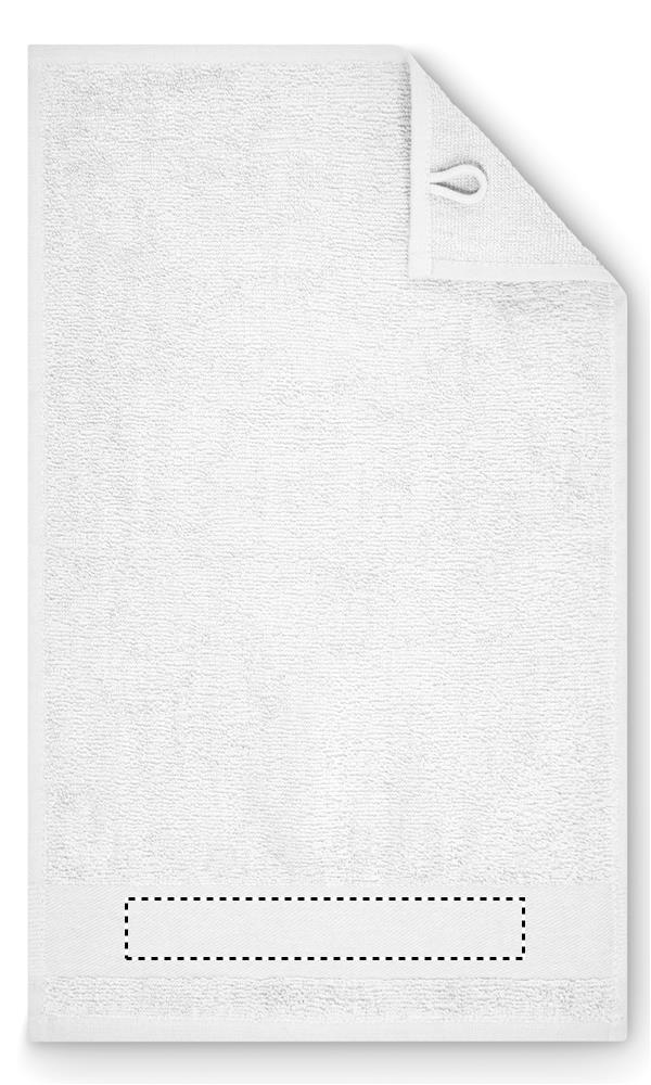 Asciugamano da ospite in cotone strip embroidery 06
