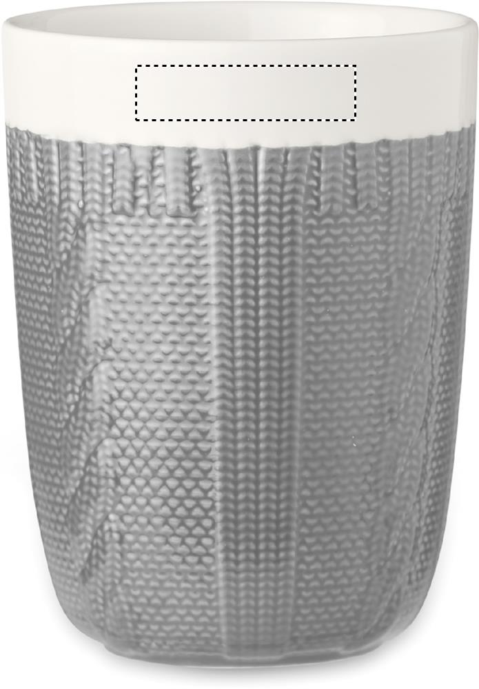 Ceramic mug 310 ml opposite of handle 07