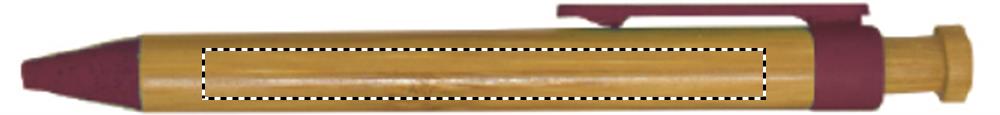 Penna a sfera in bamboo barrel right handed 05