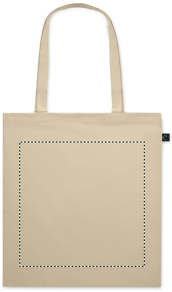 Fairtrade shopping bag140gr/m² front 53