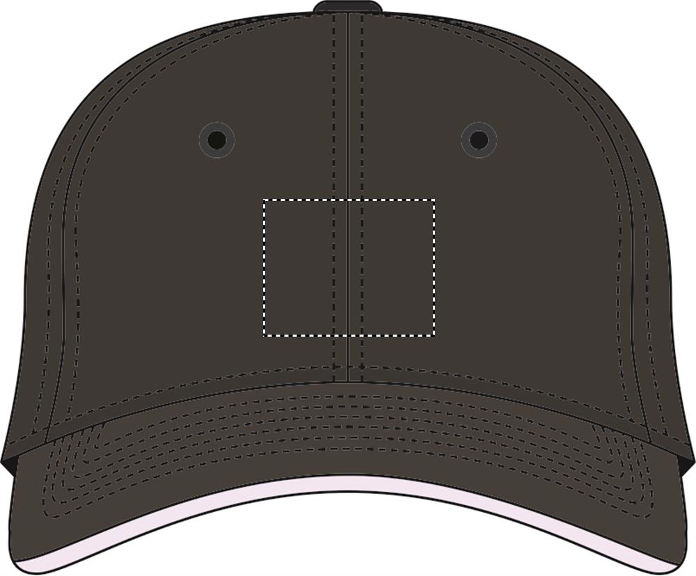 Brushed heavy cotton 6 panel sa front 06