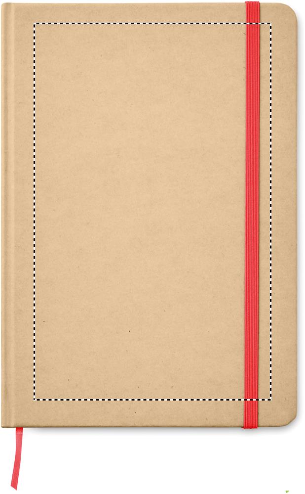 A5 recycled notebook 80 lined front 05
