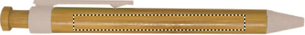 Penna a sfera in bamboo barrel left handed 13