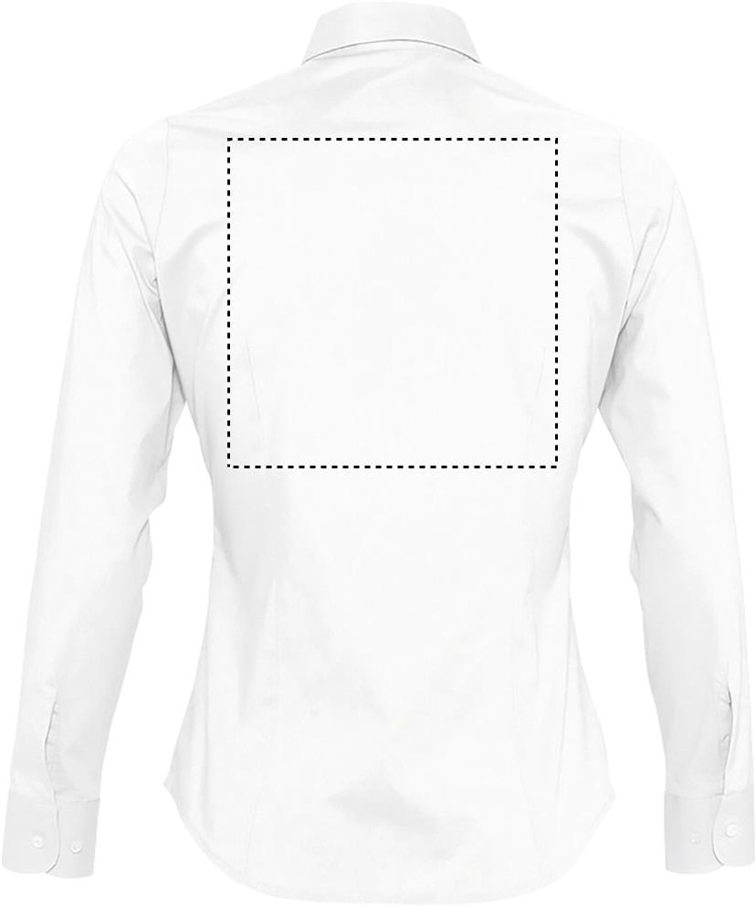EDEN STRETCH WOMEN SHIRT back wh