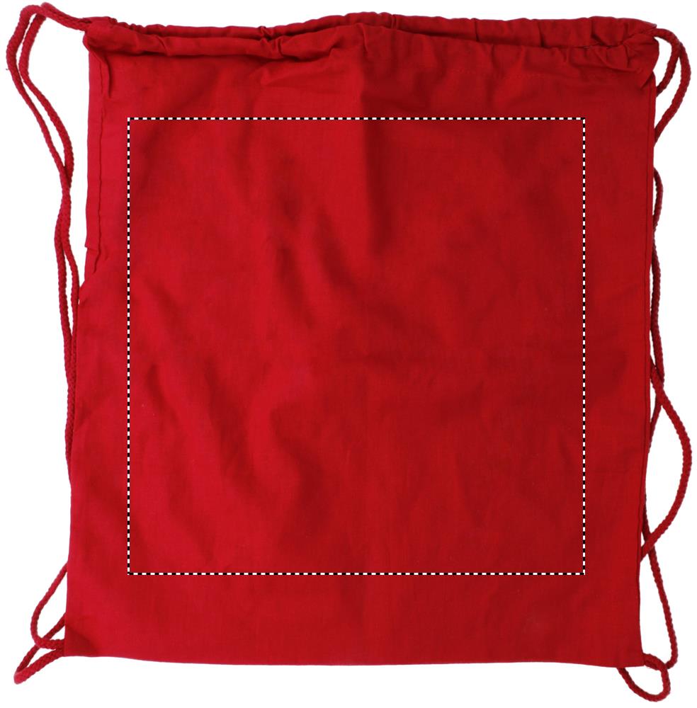 100gr/m² cotton drawstring bag front 05