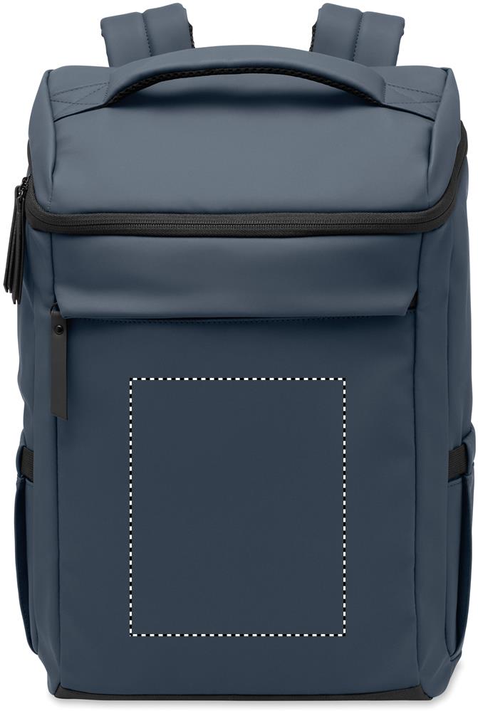 Zaino per laptop 15" in PU front pocket 85