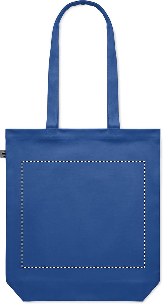 Canvas shopping bag 270 gr/m² back 37