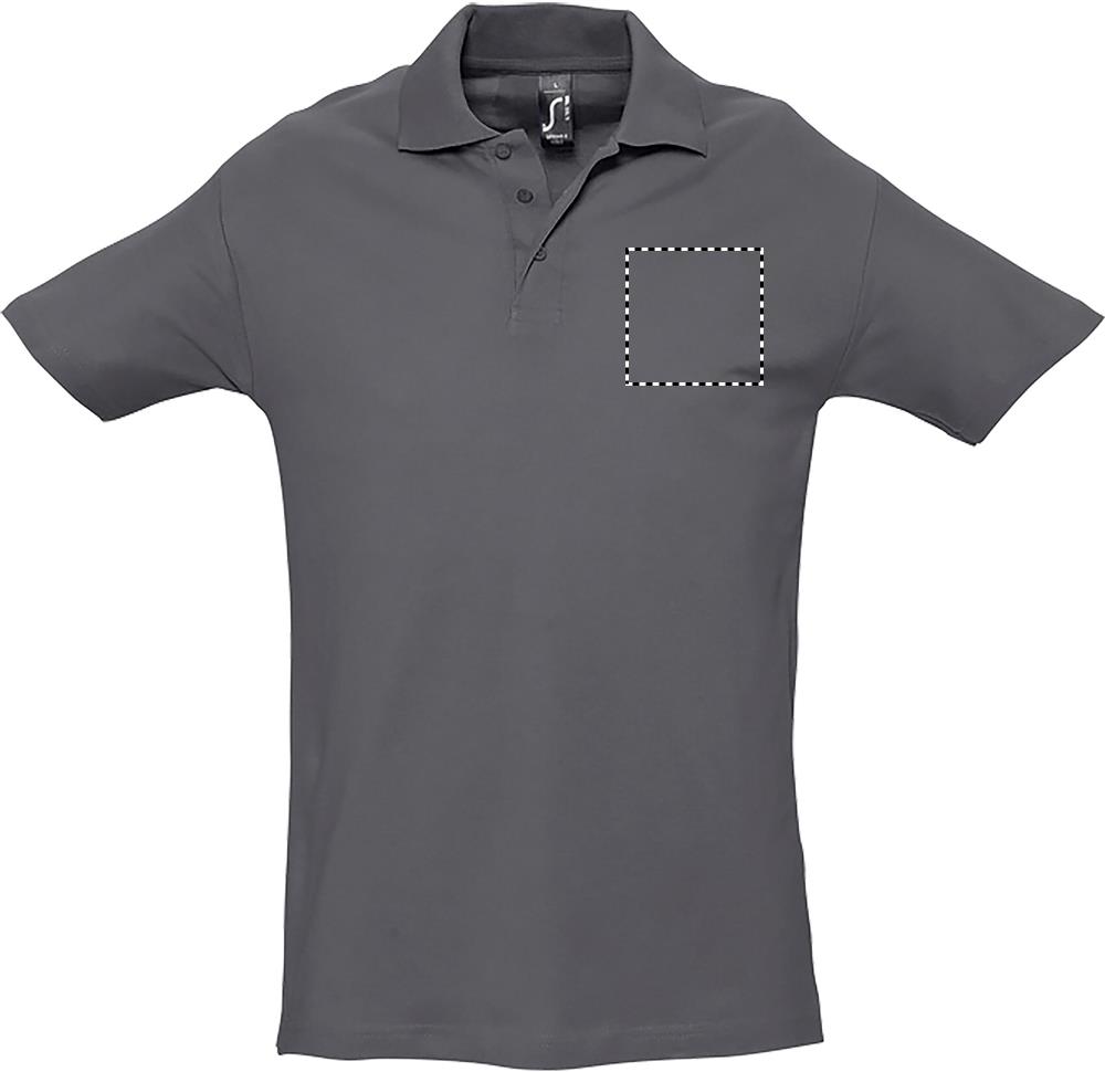 SPRINgII MEN POLO 210g chest mu