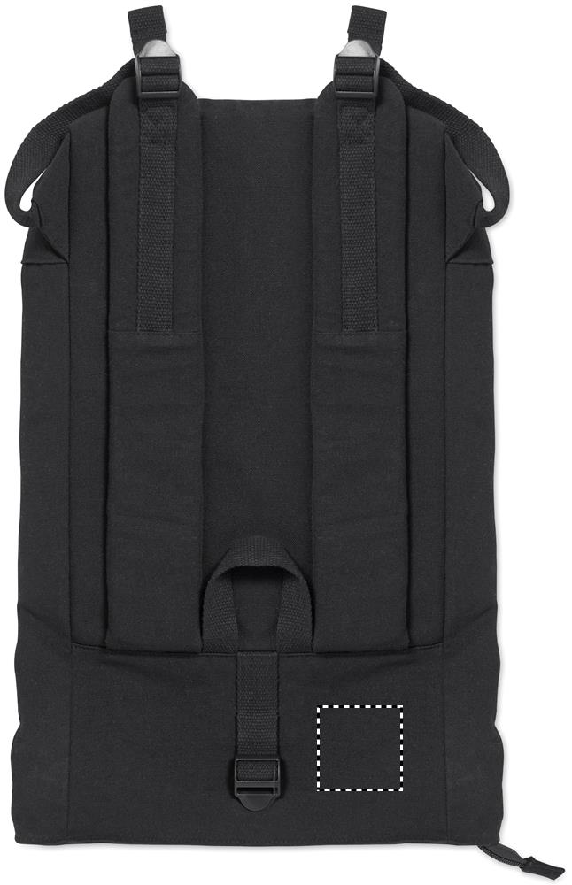 Roll top 15" laptop backpack top right 03