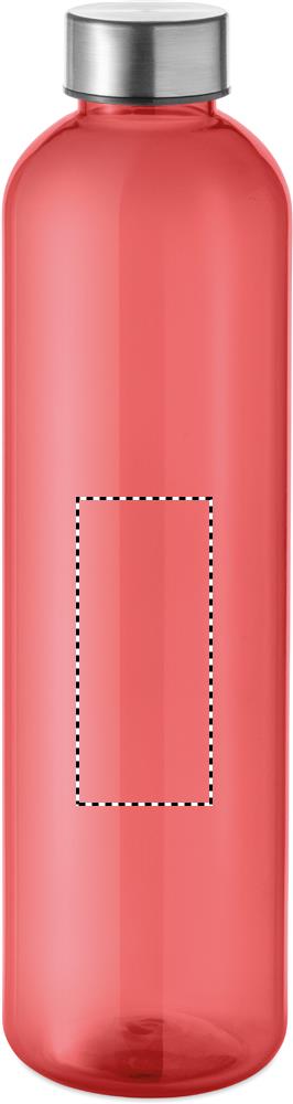 RPET bottle 1000ml front 25