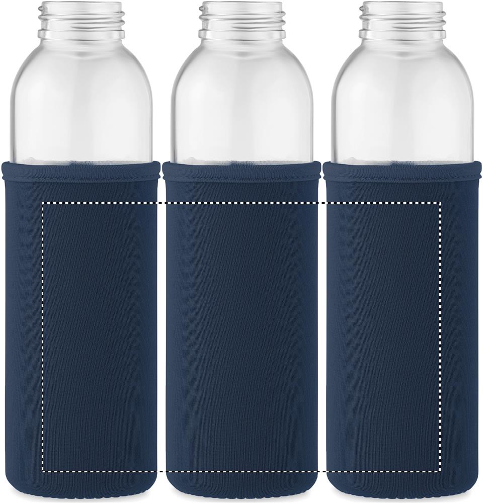 Recycled glass bottle 500 ml pouch t1 85