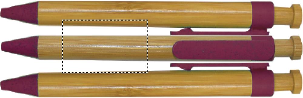 Bamboo/Wheat-Straw ABS ball pen roundscreen 05