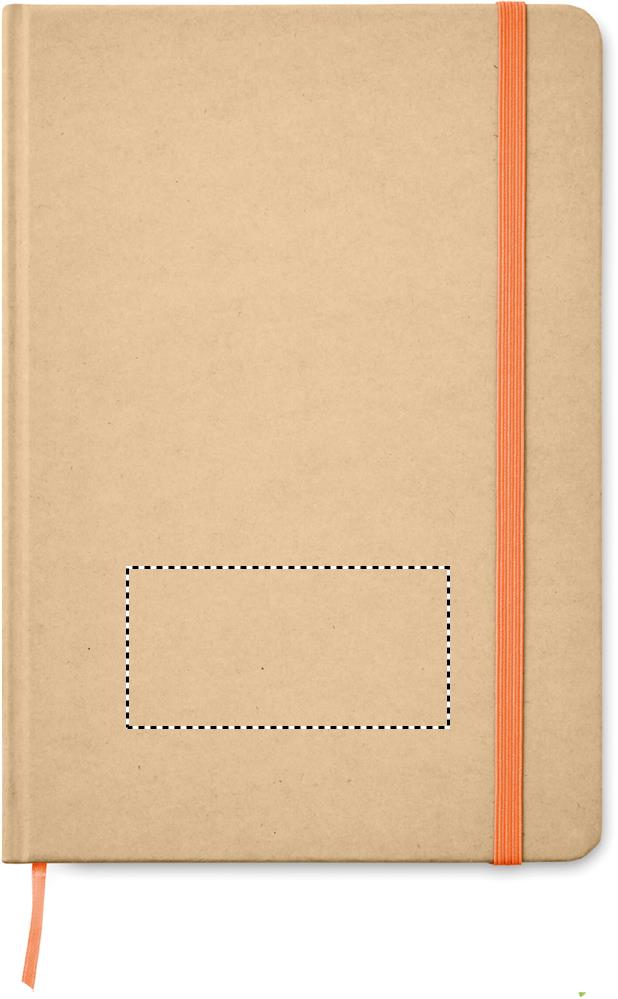 A5 recycled notebook 80 lined front pad 10