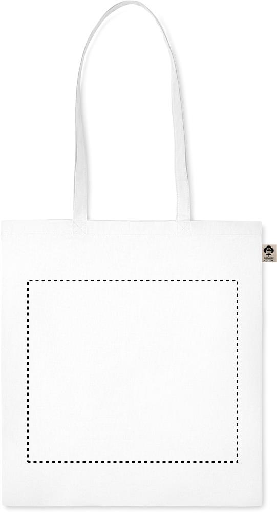 Organic cotton shopping bag front td1 06