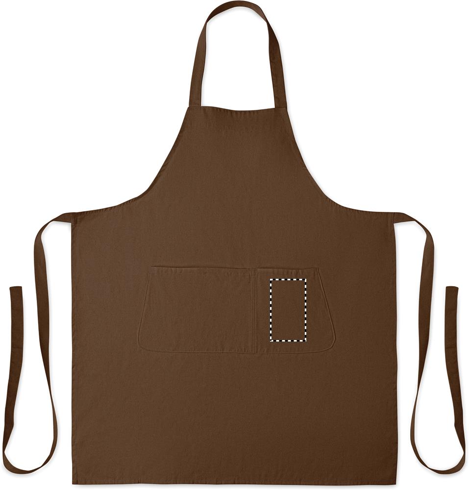 Grembiule in cotone biologico 2 front pocket left 41