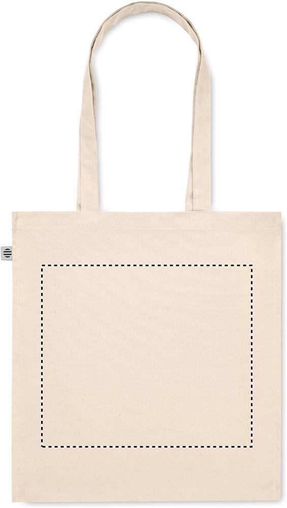 Organic cotton shopping bag back td1 13