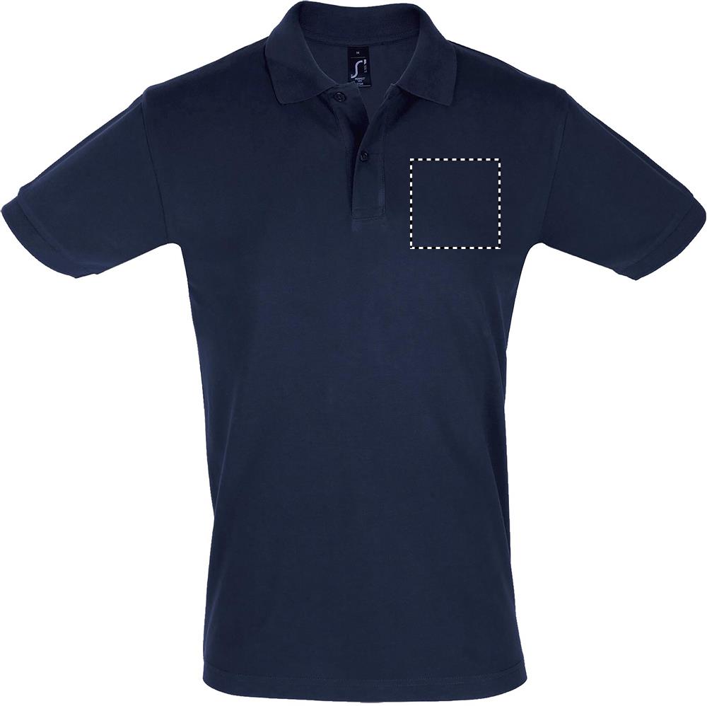 PERFECT MEN Polo 180g chest fn