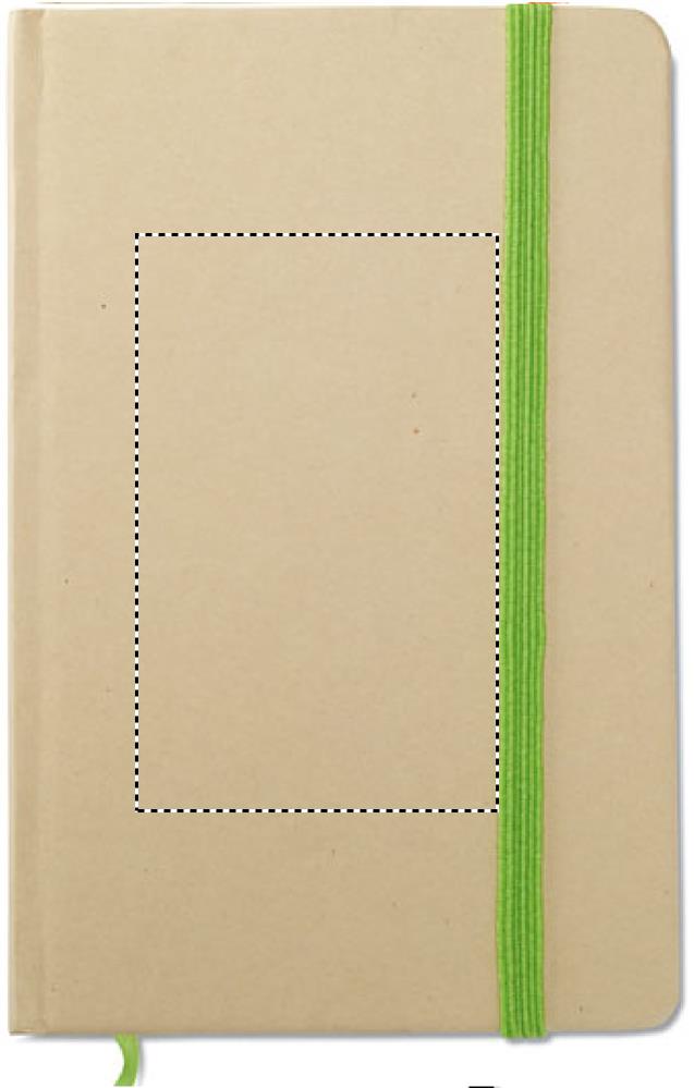 A6 recycled notebook 96 plain front 48