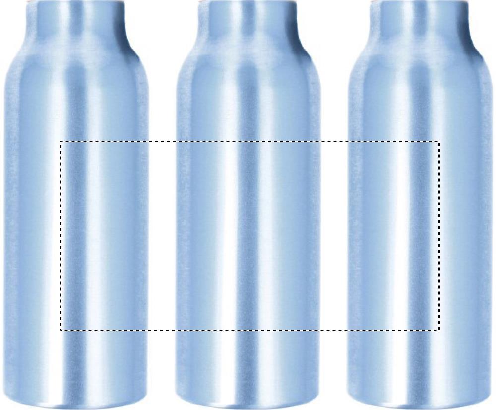Aluminium 500 ml bottle roundscreen 03
