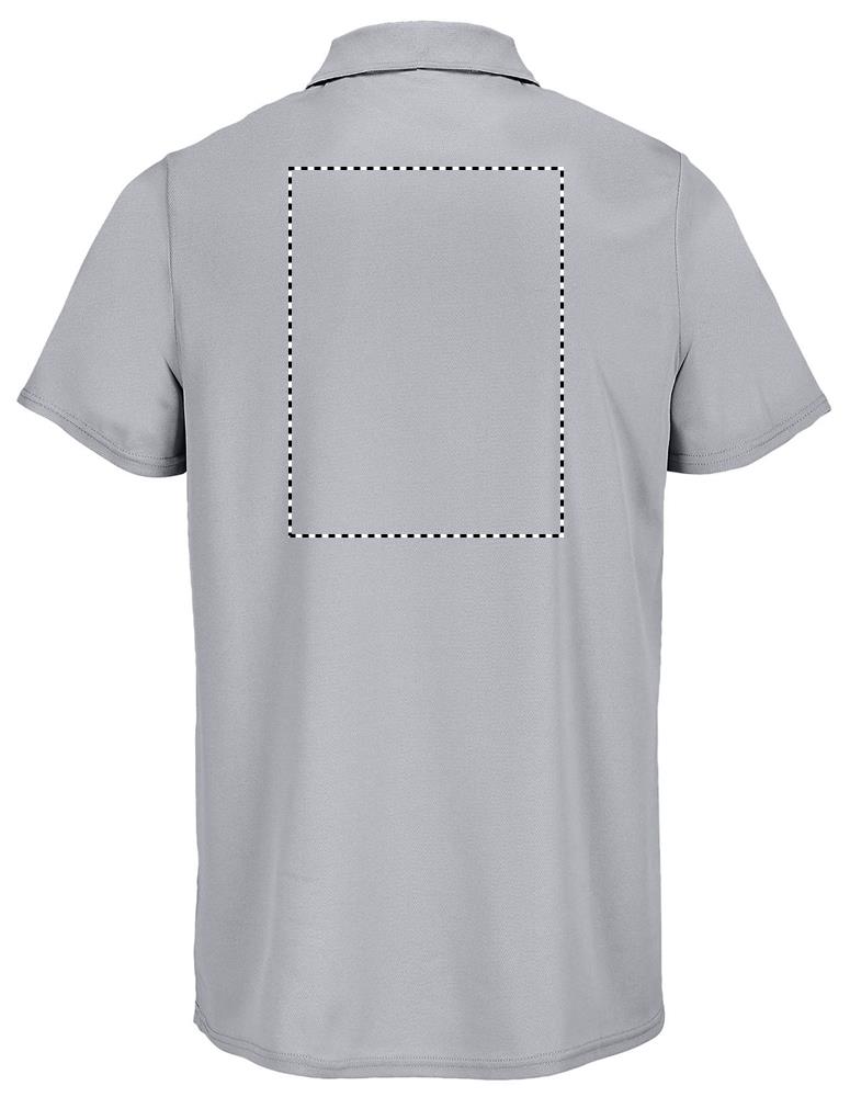 PITCHER UNISEX POLO back pg