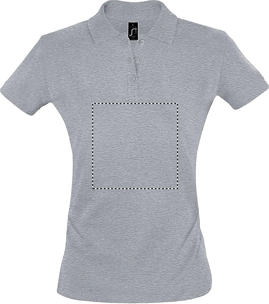 PERFECT WOMEN POLO 180g front gy