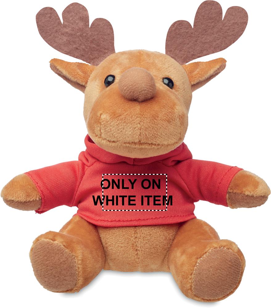 Plush reindeer with hoodie t-shirt ts 05