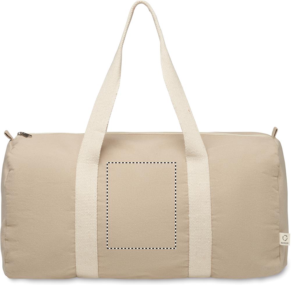 Recycled cotton sports bag back 39