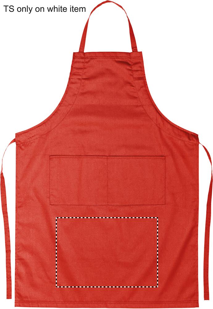 Adjustable apron front below pocket 05