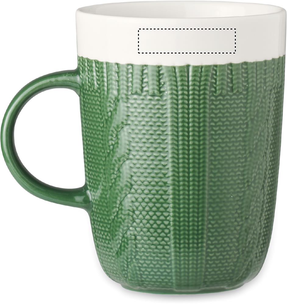 Ceramic mug 310 ml left handed 09
