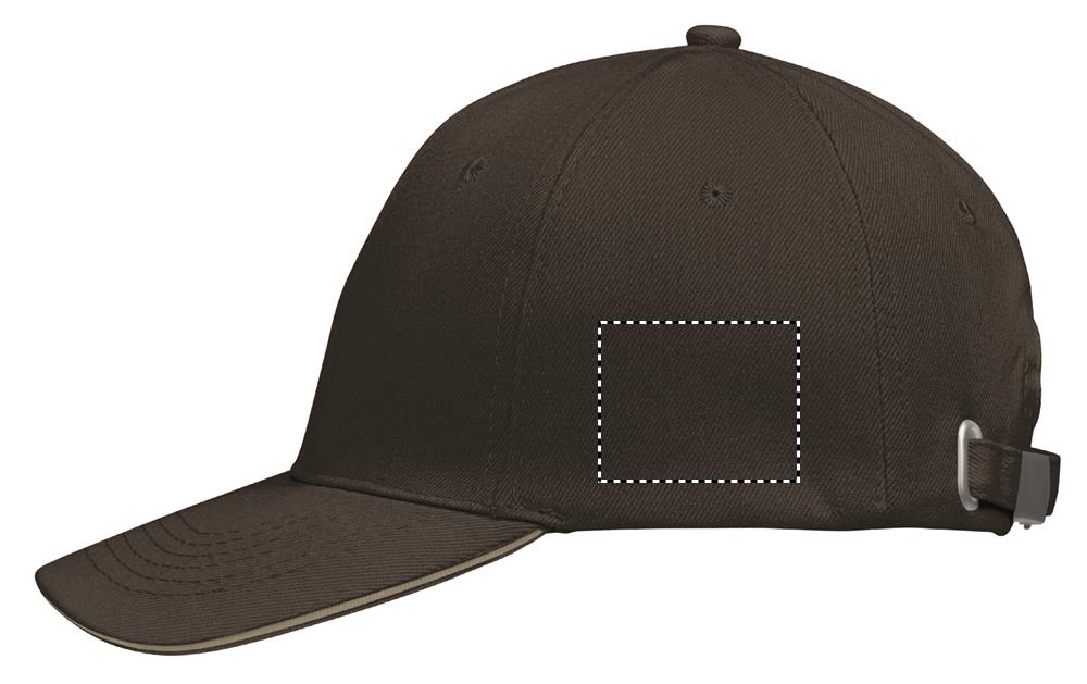 BUFFALO SIX PANEL CAP left side ip